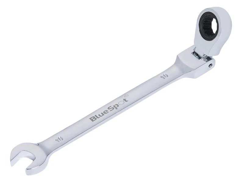 BlueSpot Tools 180° Flexible Head Ratchet Spanner 10mm - Image 2