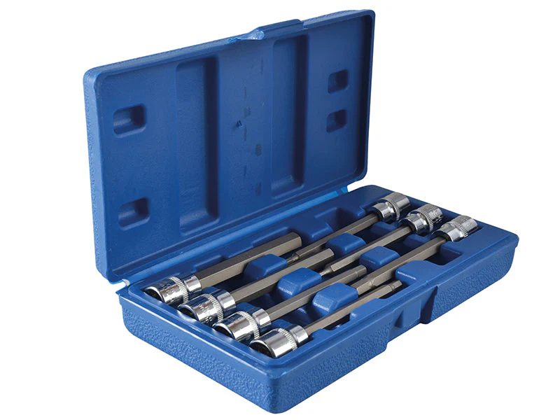 BlueSpot Tools 3/8in Drive Extra Long Hex Socket Bit Set, 7 Piece - Image 2