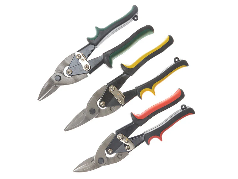 BlueSpot Tools Aviation Tinsnips Set, 3 Piece - Image 2