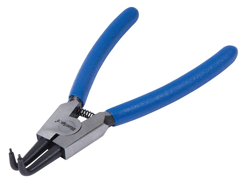 BlueSpot Tools Circlip Pliers External Bent 90⁰ Tip 150mm (6in) - Image 2