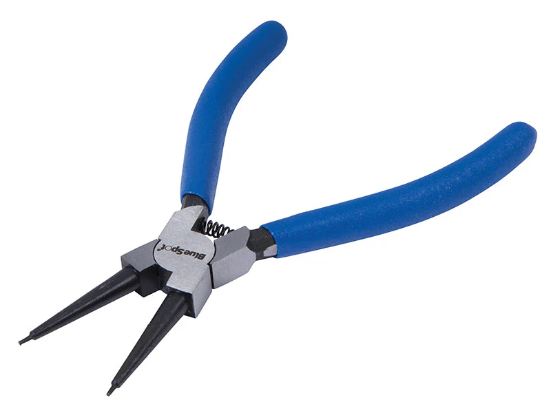 BlueSpot Tools Circlip Pliers Internal Straight 150mm (6in) - Image 2