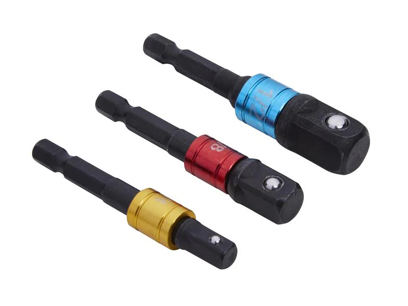 BlueSpot Tools Colour-Coded Impact Socket Adaptor Set, 3 Piece - Image 2