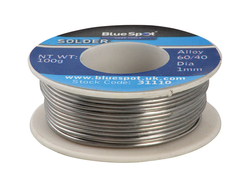 BlueSpot Tools Flux Covered Solder 100g 60/40 - Image 2