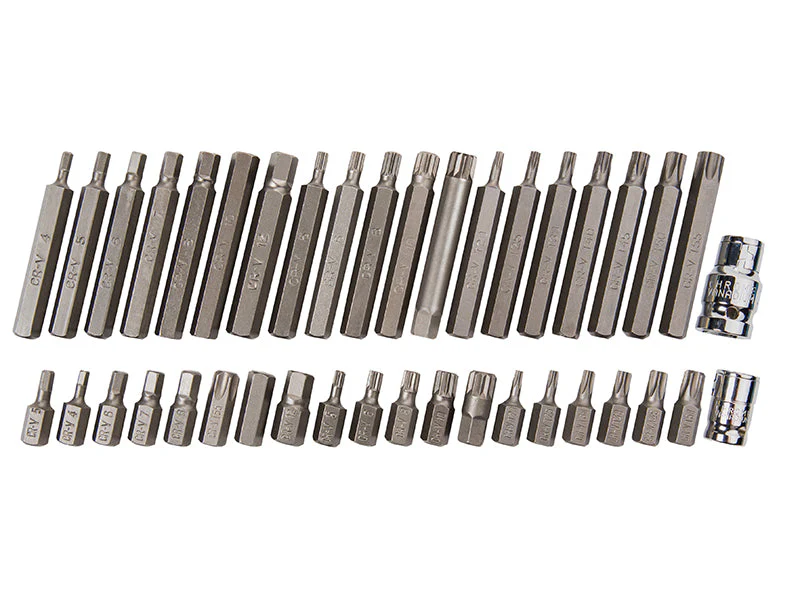 BlueSpot Tools Mixed Hex Spline & TORX Bit Set, 40 Piece - Image 2
