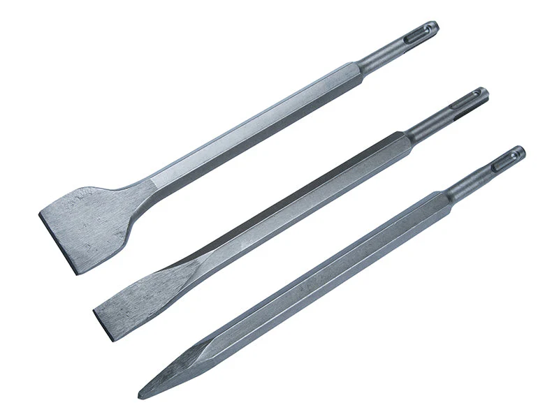 BlueSpot Tools SDS Plus Chisel Set, 3 Piece - Image 2