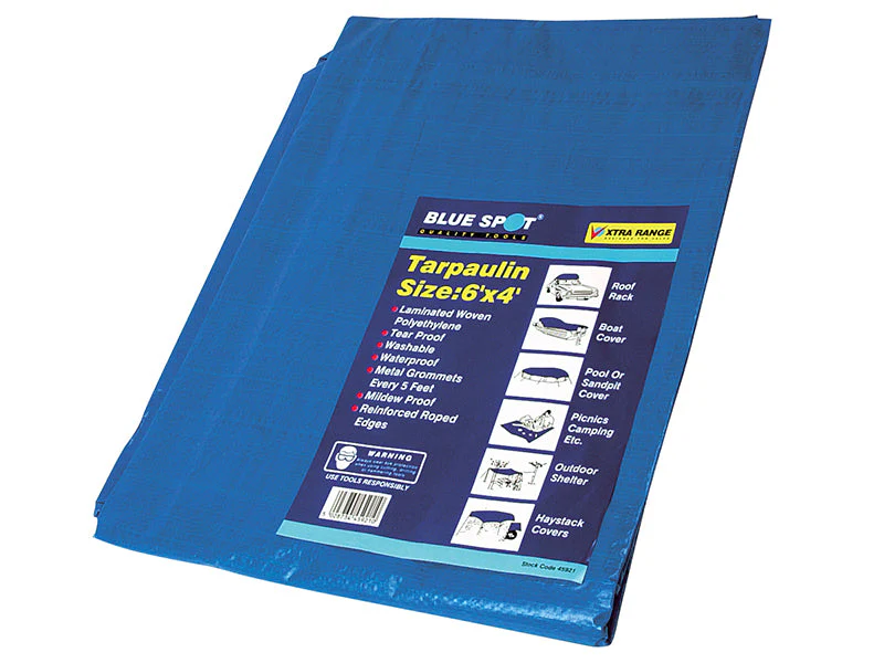 BlueSpot Tools Tarpaulin 1.8 x 1.2m  (6 x 4ft)