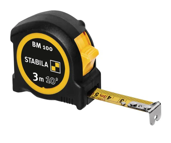 Stabila BM 100 Compact Pocket Tape 3m/10ft (Width 19mm)