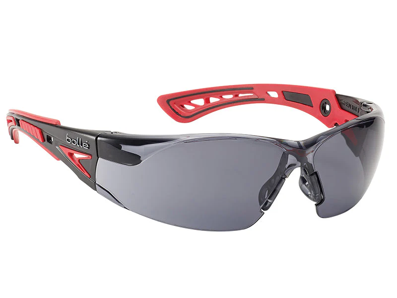Bolle Safety RUSH+ PLATINUM® Safety Glasses - Smoke - Image 2