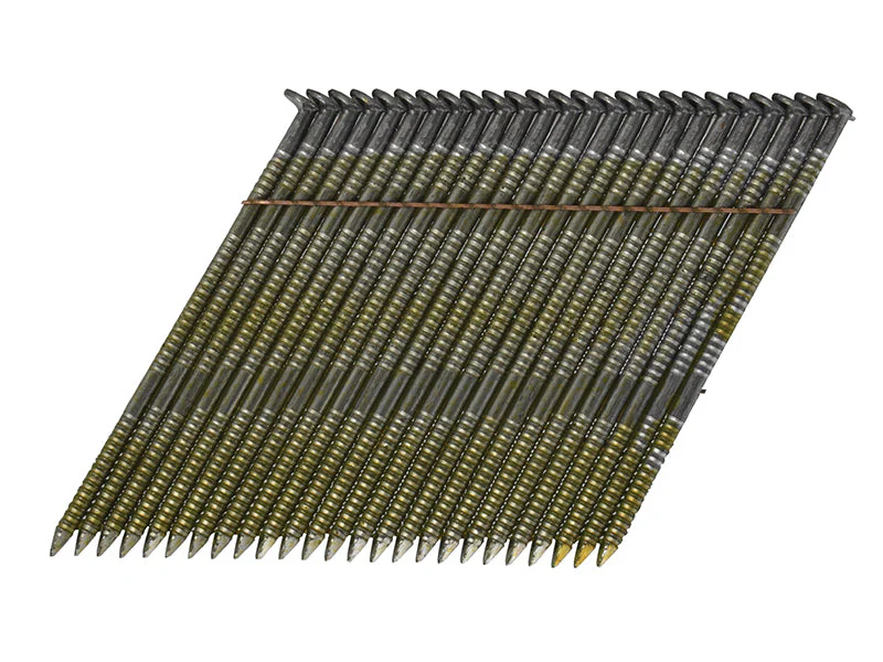 Bostitch 28° Bright Ring Shank Stick Nails 2.8 x 75mm (Pack 2000) - Image 2