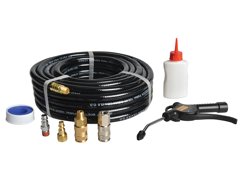 Bostitch CPACK15 15m Hose with Connectors & Oil - Image 2
