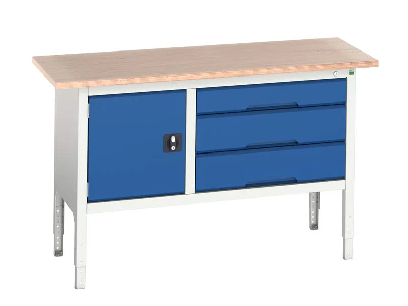 Bott Verso Adjustable Height Storage Bench 1500 x 600mm - Image 2
