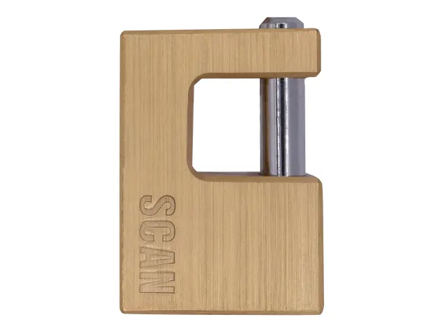 Scan Brass Shutter Padlock 60mm - Image 2