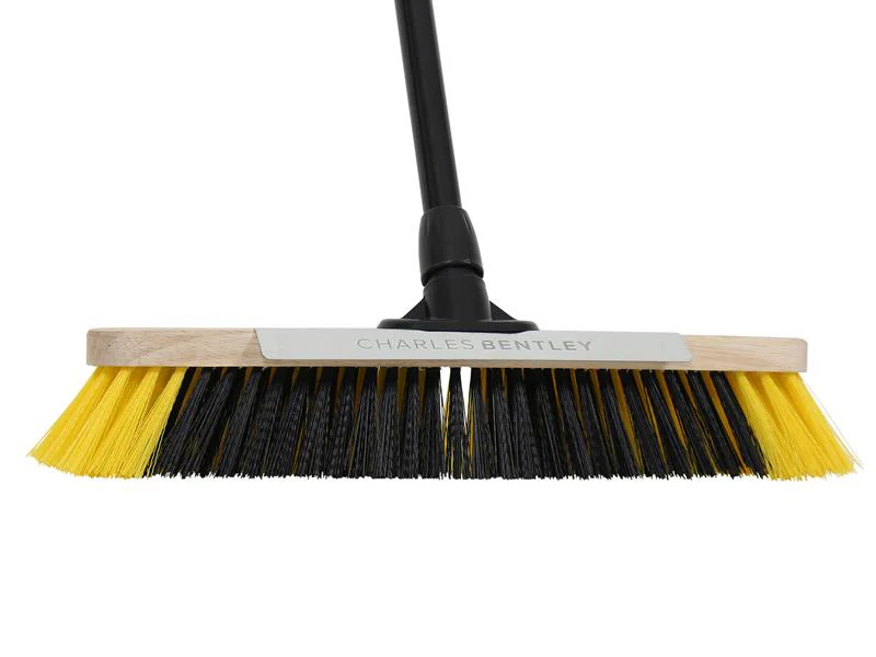 Bulldozer Dual Fill Soft PET Broom with Metal Scraper 457mm (18in) - Image 2