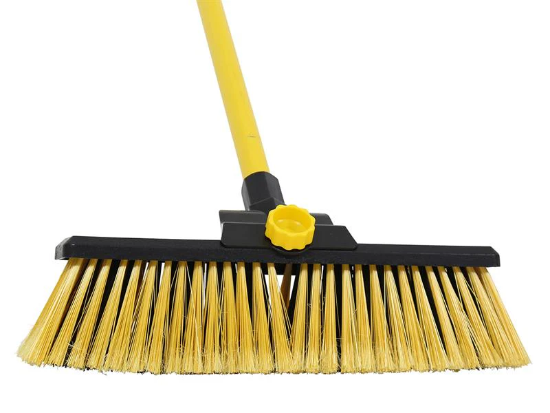 Bulldozer Heavy-duty Broom Clipped with Handle 355mm (14in) - Image 2