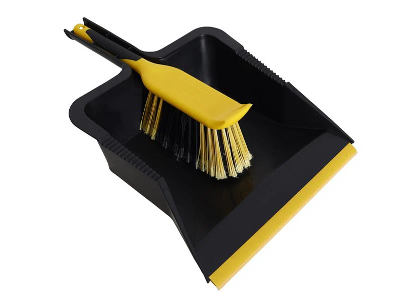 Bulldozer Heavy-duty Dustpan and Brush Set - Image 2