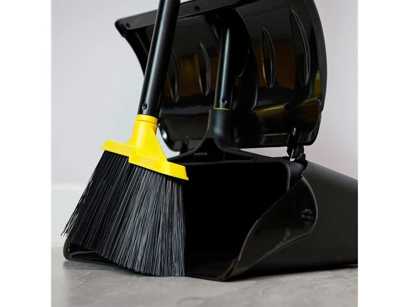 Bulldozer Heavy-duty Long Handled Dustpan and Brush Set - Image 2