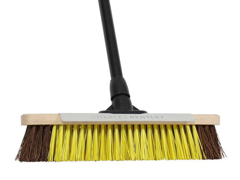 Bulldozer Heavy-duty Utility Broom with Metal Scraper 380mm (15in) - Image 2