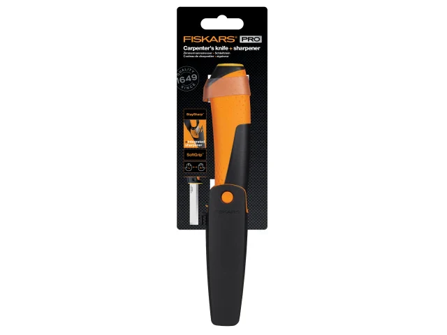 Fiskars Carpenter's Knife with Sharpener - Image 4