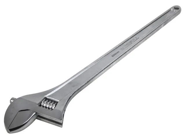 Faithfull Chrome Adjustable Spanner 600mm (24in) - Image 2