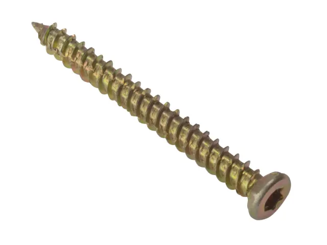 ForgeFix Concrete Frame Screw ZYP 7.5 x 52mm Box 100