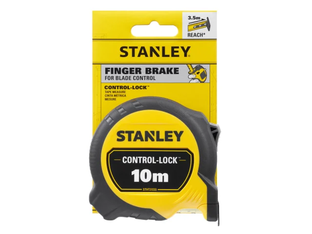 STANLEY® CONTROL-LOCK™ Pocket Tape 10m (Width 25mm) (Metric only)