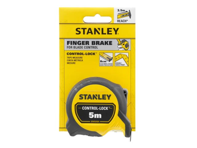 STANLEY® CONTROL-LOCK™ Pocket Tape 5m (Width 25mm) (Metric only)