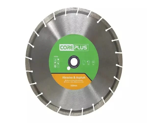 CorePlus AB350 Abrasive & Asphalt Diamond Blade 350mm - Image 3