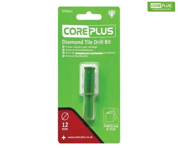 CorePlus DTDM12 Diamond Tile Drill Bit 12mm - Image 4