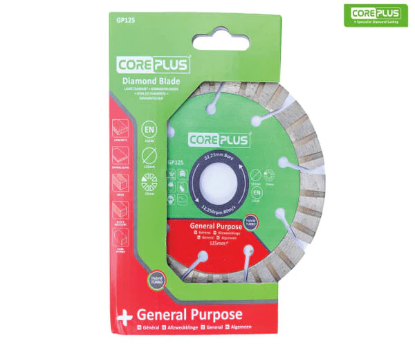 CorePlus GP125 General-Purpose Hybrid Turbo Diamond Blade 125mm - Image 4