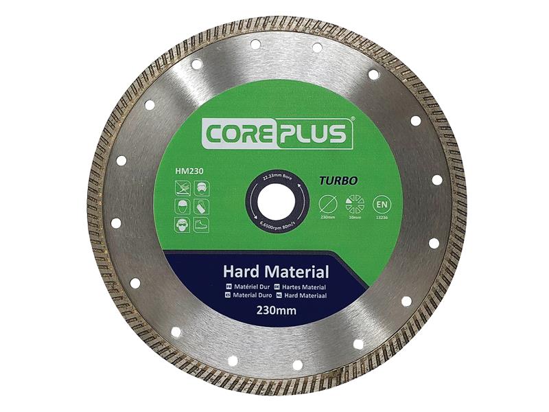 CorePlus HM230 Hard Material Turbo Diamond Blade 230mm - Image 2