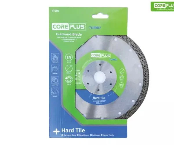 CorePlus HT200 Hard Tile Turbo Diamond Blade 200mm - Image 4