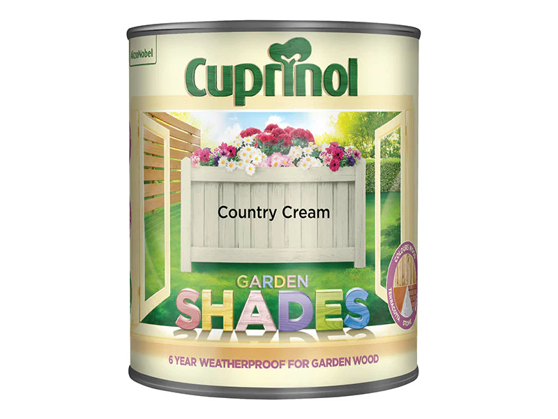 Cuprinol Garden Shades Country Cream 1 litre - Image 2