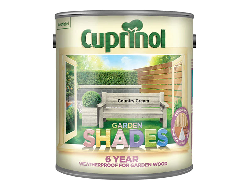 Cuprinol Garden Shades Country Cream 2.5 litre - Image 2