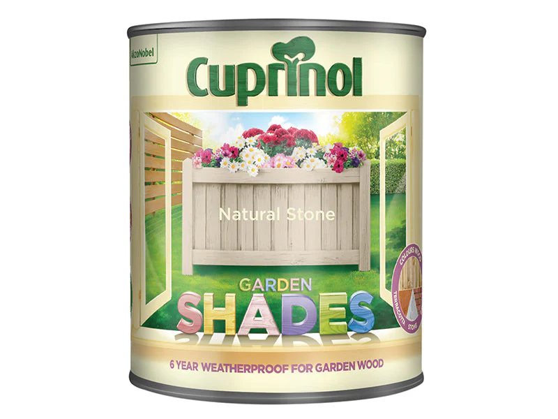 Cuprinol Garden Shades Natural Stone 1 litre - Image 2