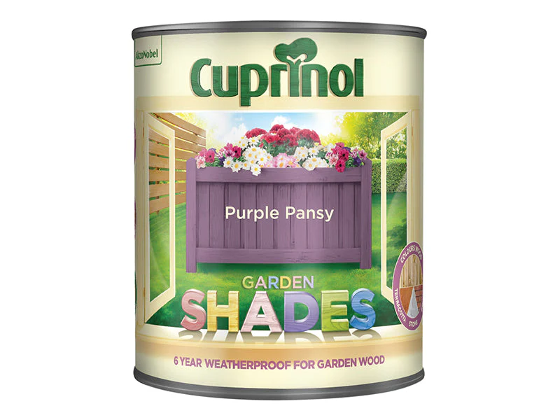 Cuprinol Garden Shades Purple Pansy 1 litre - Image 2