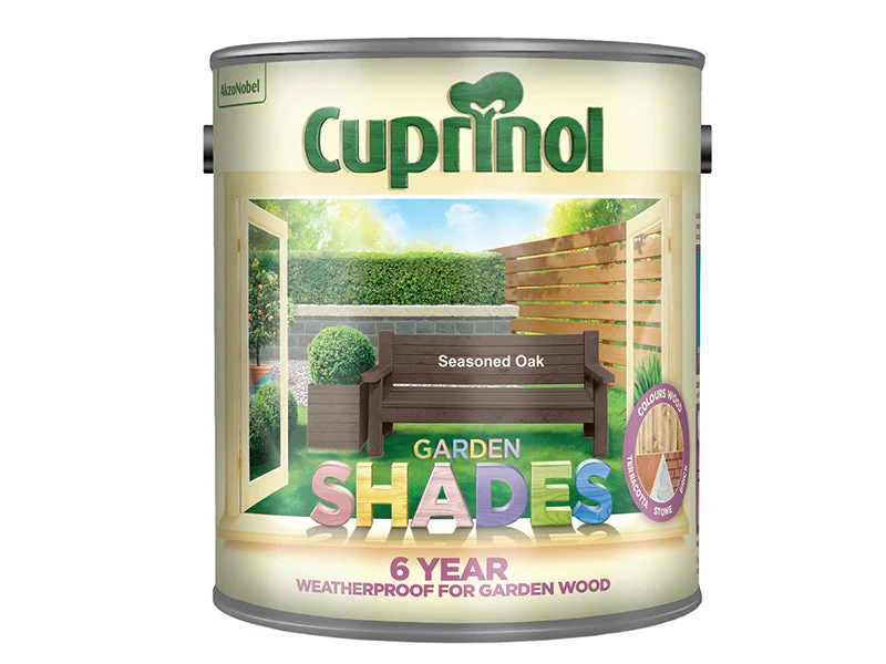 Cuprinol Garden Shades Seasoned Oak 2.5 litre - Image 2