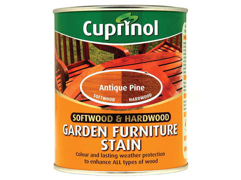 Cuprinol Softwood & Hardwood Garden Furniture Stain Antique Pine 750ml - Image 2
