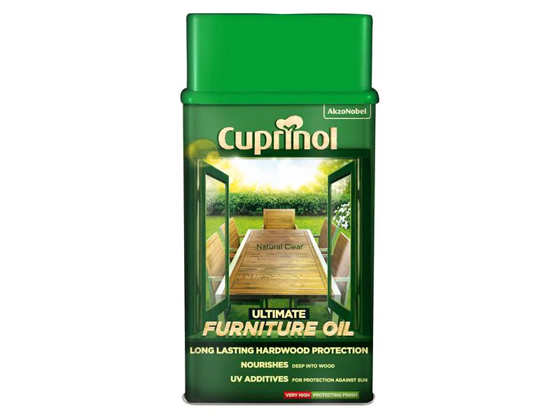 Cuprinol Ultimate Furniture Oil Clear 1 litre - Image 2