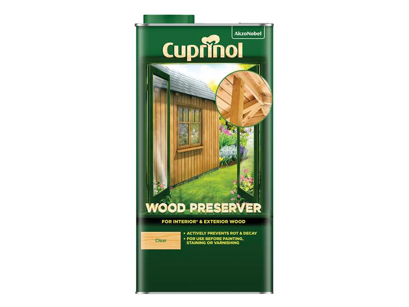 Cuprinol Wood Preserver Clear 5 litre - Image 2