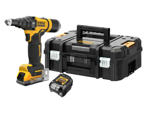 DEWALT DCF403E1T XR 3/16in Brushless Riveter 1 x 1.7Ah POWERSTACK™ Li-ion - Image 3