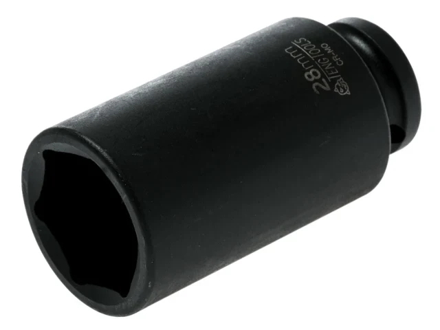 Teng Deep Impact Socket Hexagon 6-Point 1/2in Drive 28mm - Image 2