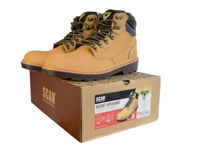 Scan Desert Viper S3 Safety Boots UK 7 EUR 41 - Image 2