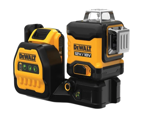 DCE089D1G18 3 x 360° Green Multi-Line Laser 12/18V 1 x 2.0Ah Li-ion
