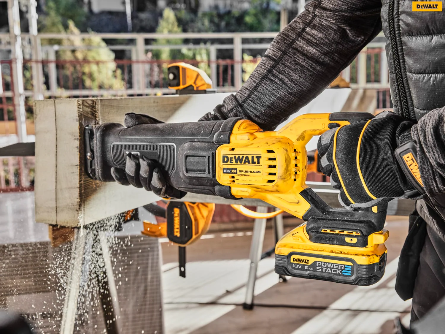 DeWalt DCS386H2T XR Advantage Reciprocating Saw 18V 2 x POWERSTACK 5.0Ah Li-ion - Image 5