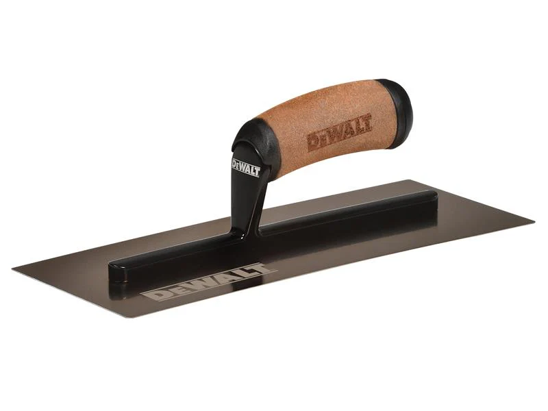 DEWALT Drywall Curved Gold Stainless Steel Finishing Trowel 12in - Image 2