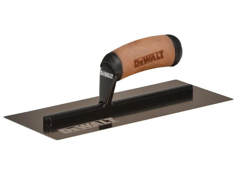 DEWALT Drywall Gold Stainless Steel Finishing Trowel 11.5in - Image 2