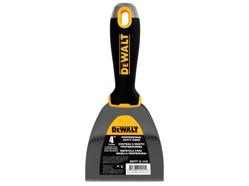 DEWALT Drywall Hammer End Jointing/Filling Knife 100mm (4in) - Image 2