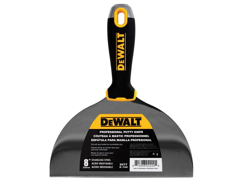 DEWALT Drywall Hammer End Jointing/Filling Knife 200mm (8in) - Image 2