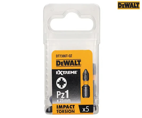Extreme Impact Torsion Bits PZ1 x 25mm (Pack 5) - Image 2