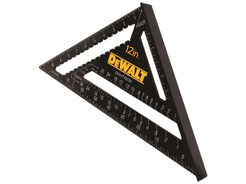 DeWALT Hand Tools Rafter Layout Square 12in